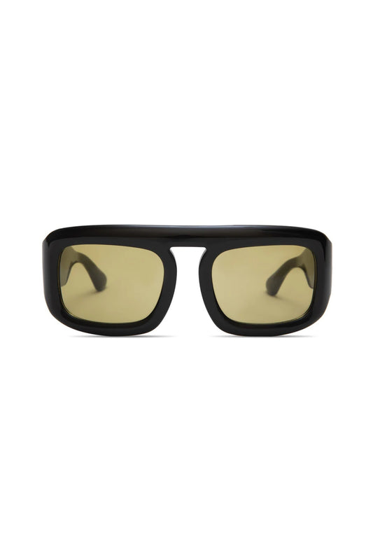ELISA JOHNSON - Aries in Gloss Black Olive Green Lens
