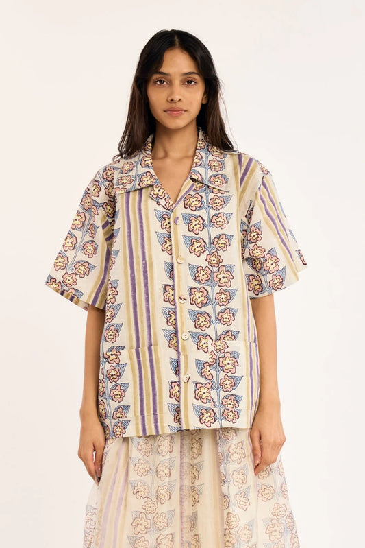 Rujuta Sheth-Alma Shirt in Atlas Floral Block