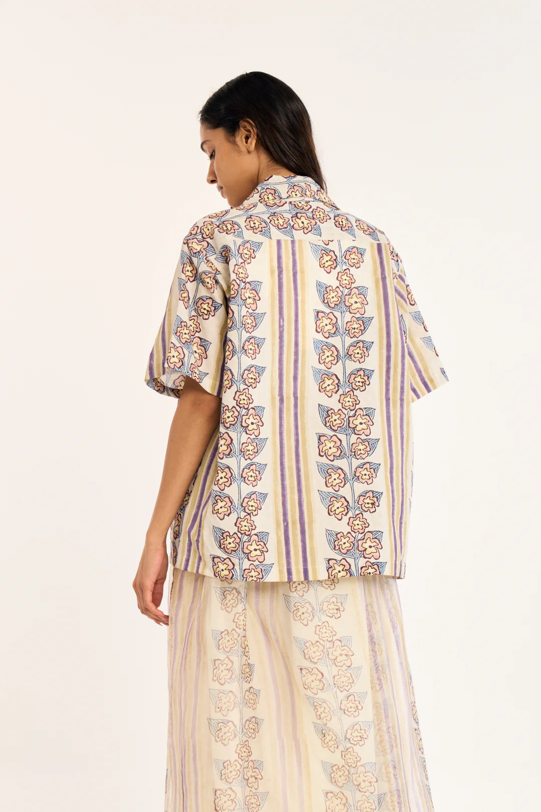 Rujuta Sheth-Alma Shirt in Atlas Floral Block