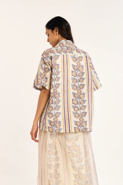 Rujuta Sheth-Alma Shirt in Atlas Floral Block