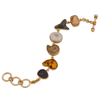 Charles Albert Alchemia Small Multi-Fossil Bracelet