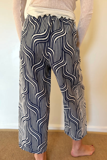 Rujuta Sheth Emma Pants - Nami Jacquard