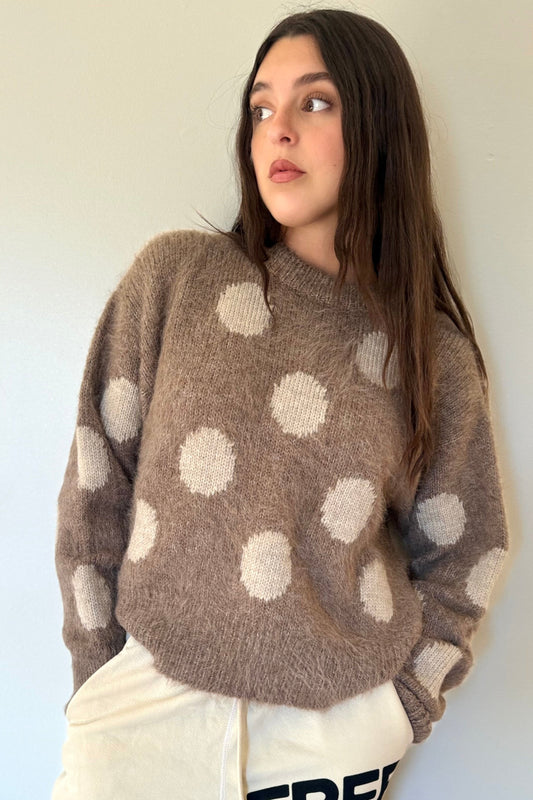 Degen Dots Sweater - Cedar