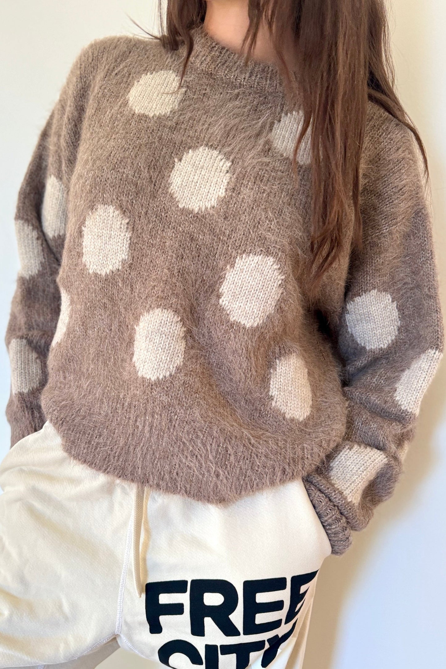 Degen Dots Sweater - Cedar