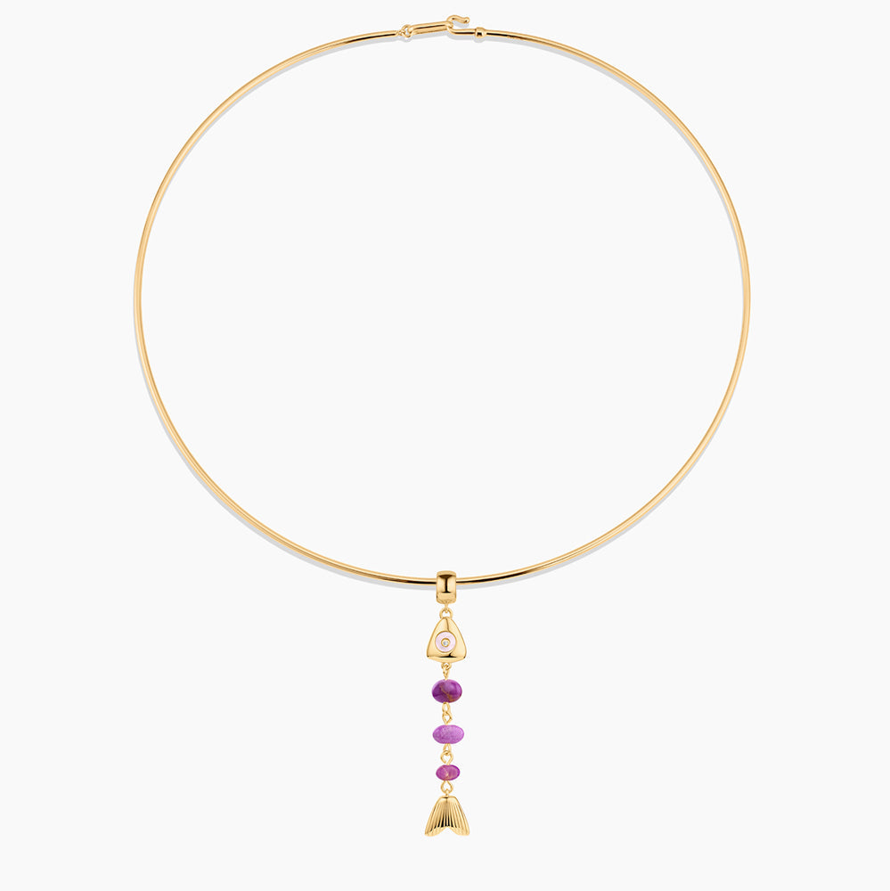 THATCH La Pez Purple Mica Charm