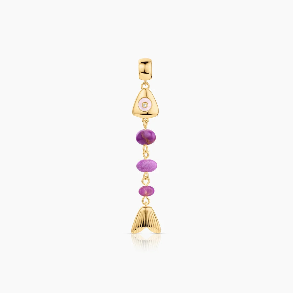 THATCH La Pez Purple Mica Charm