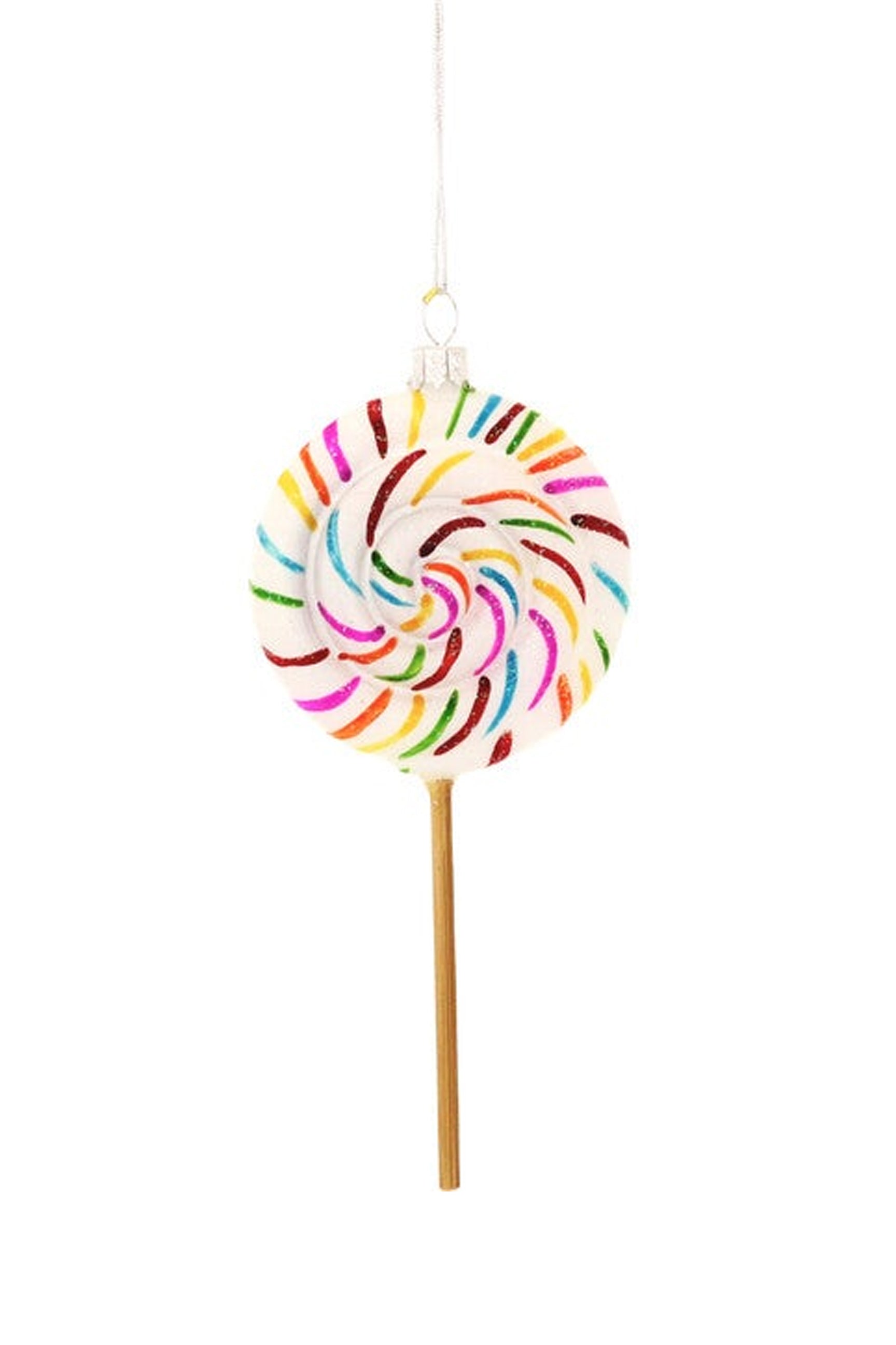 Cody Foster Rainbow Lollipop Ornament