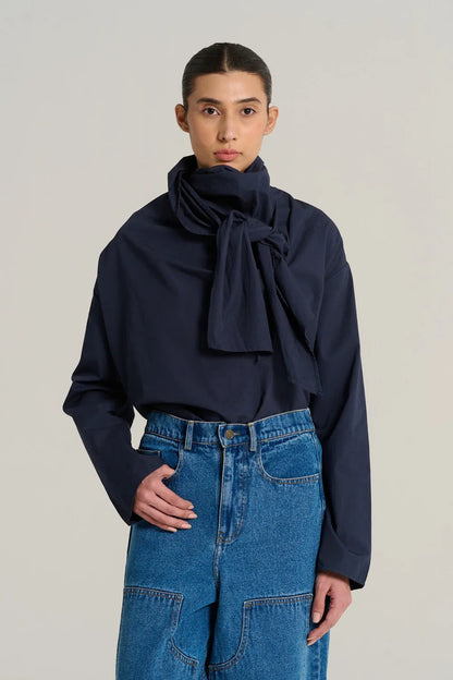 V de Vinster - Marcel Blouse in Navy
