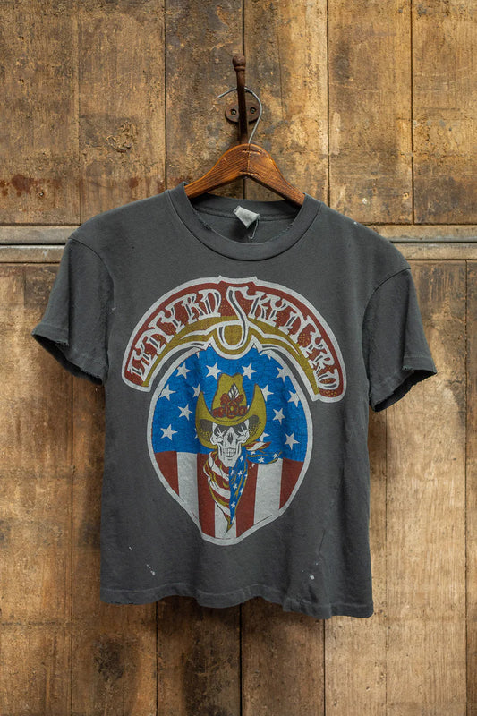 MadeWorn Lynyrd Skynyrd Crop Tee - Dusk