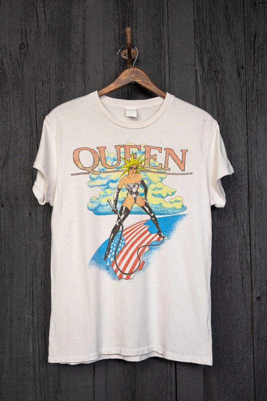 MadeWorn Queen Mistress Crew Tee - Vintage White