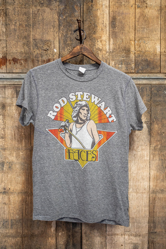 MadeWorn Rod Stewart Crew Tee - Heather Grey