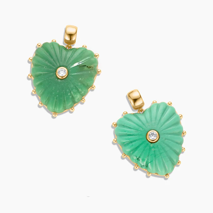 THATCH Malene Bail Charm - Chrysoprase