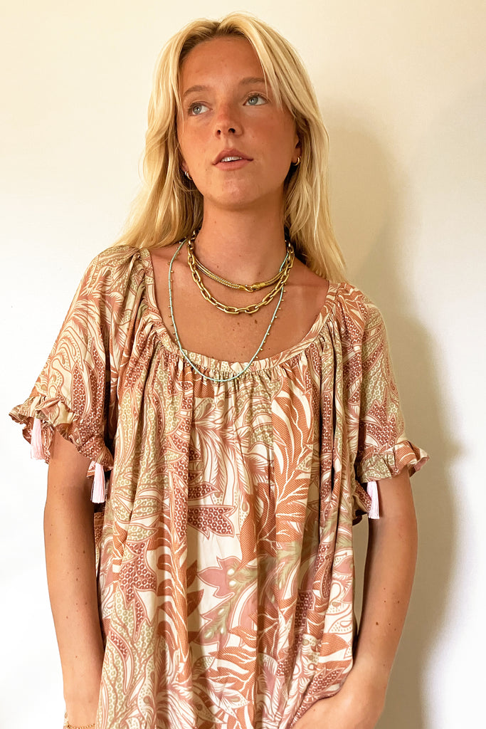 Natalie Martin Marina Dress- Clay Jungle Print