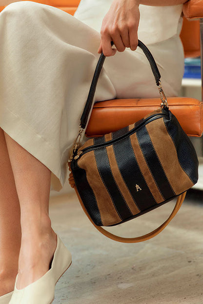 Craie Studio - Mini Halo Stripe in Noir Sepia