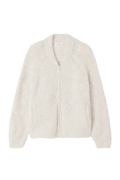 American Vintage Niby Zipper Cardigan - Polar Melange
