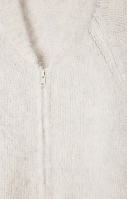 American Vintage Niby Zipper Cardigan - Polar Melange