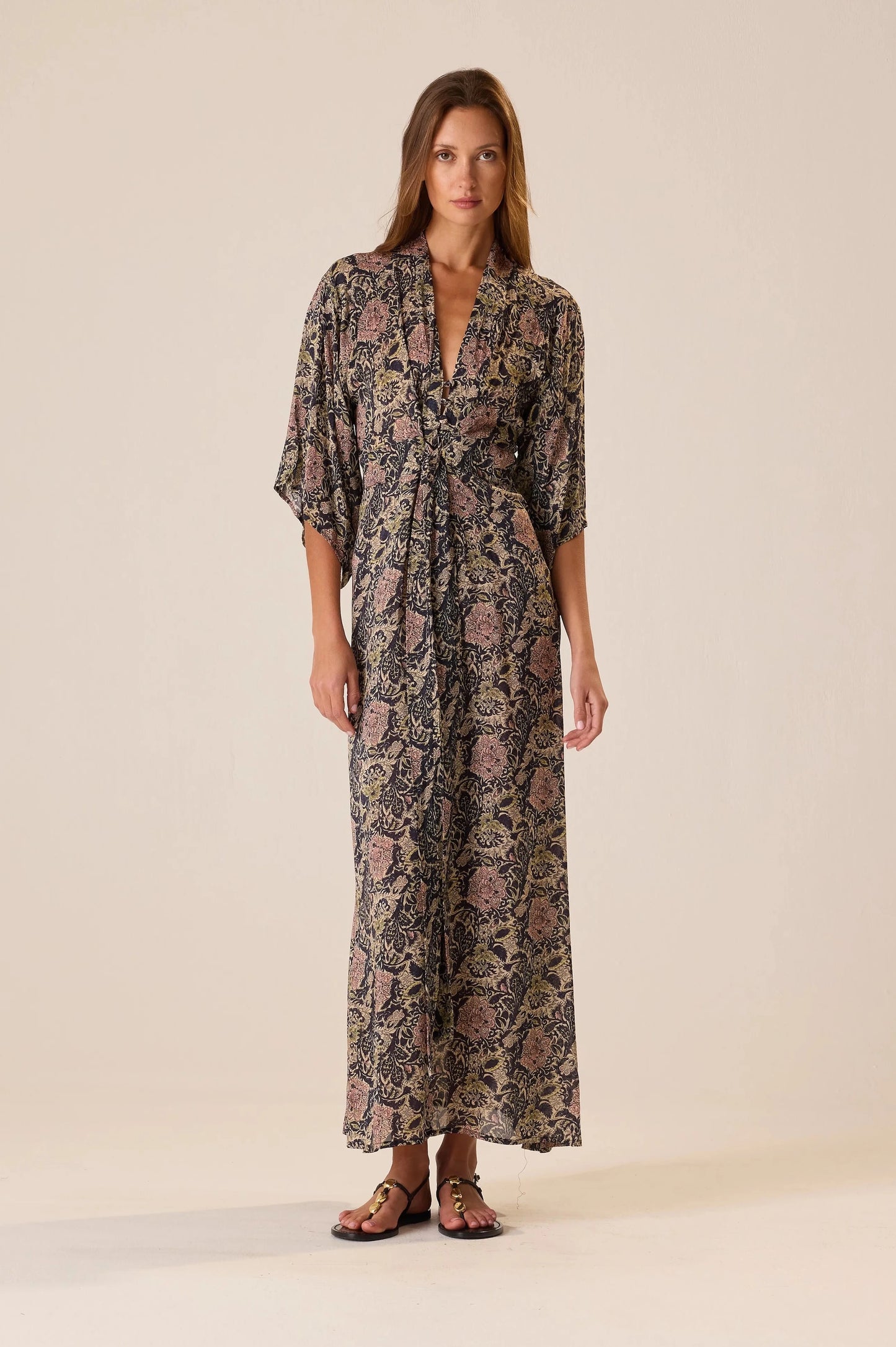 Natalie Martin - Sarah Dress in Botanica Dusk
