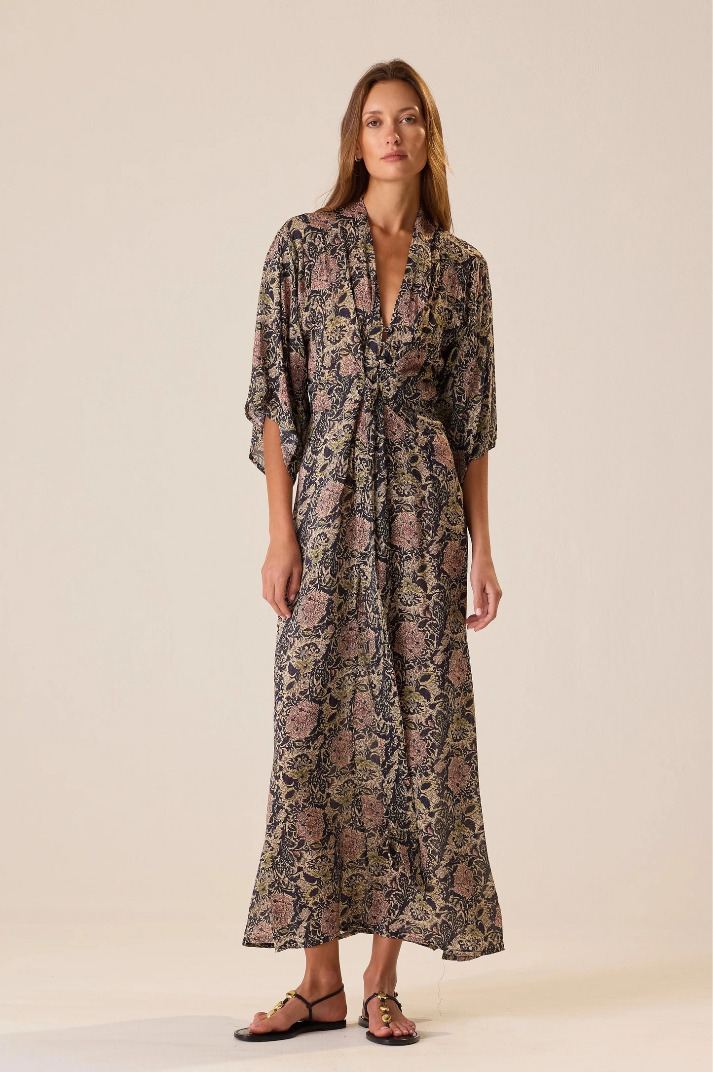 Natalie Martin - Sarah Dress in Botanica Dusk