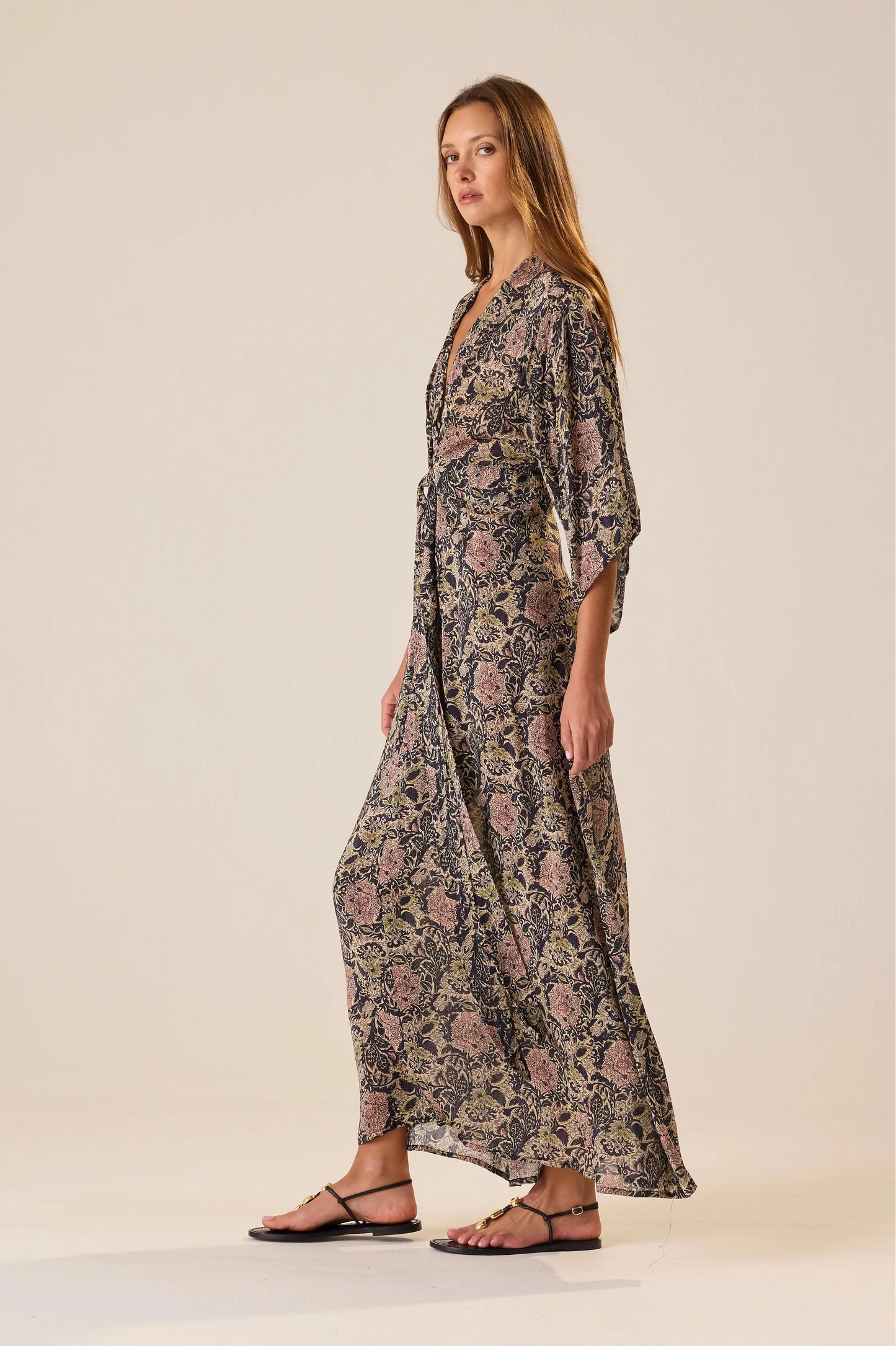 Natalie Martin - Sarah Dress in Botanica Dusk