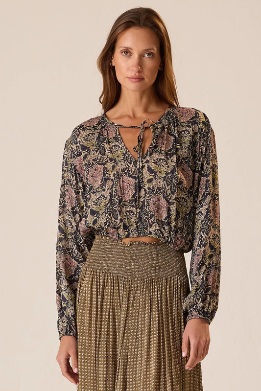 Natalie Martin - Amelia Top in Botanica Dusk
