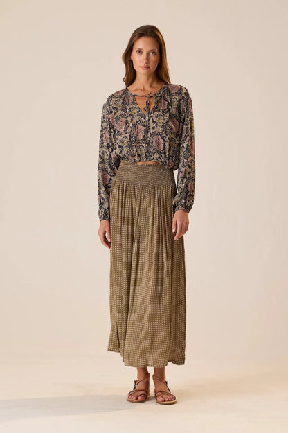Natalie Martin - Amelia Top in Botanica Dusk