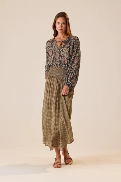 Natalie Martin - Amelia Top in Botanica Dusk