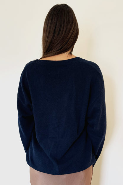 Crush Canggu Oversized Cardigan - Navy