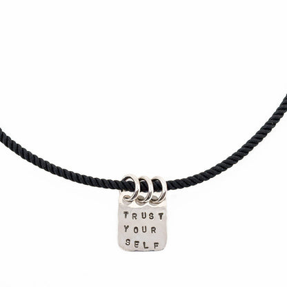 Small Mantra Pendant - Trust Yourself