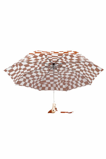 Original Duckhead Compact Umbrella - Peanut Butter Checks