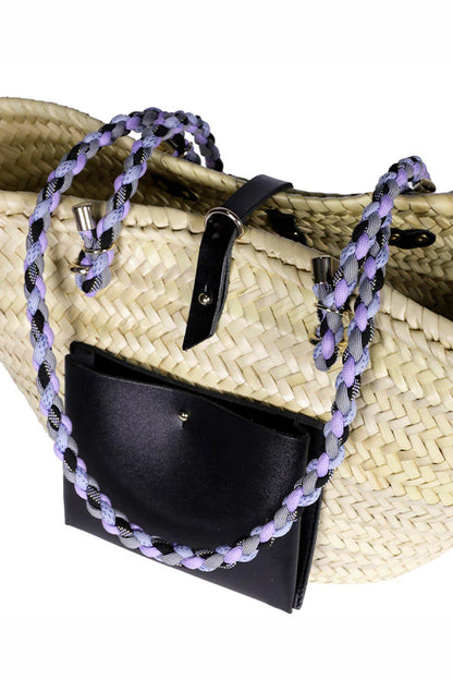 Craie Studio-Panier Holiday Basket Bag in Noir