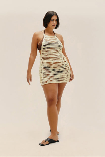 Haight-Pipa Knit Dress in Cuban Sand