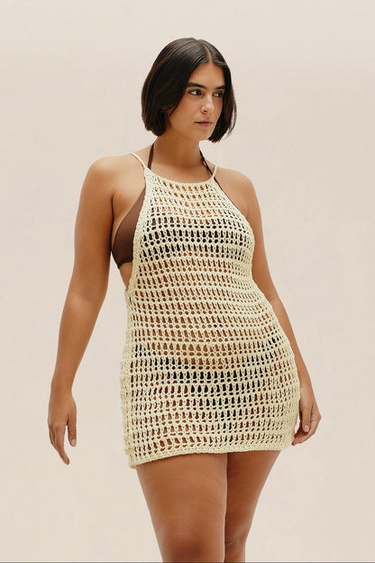 Haight-Pipa Knit Dress in Cuban Sand