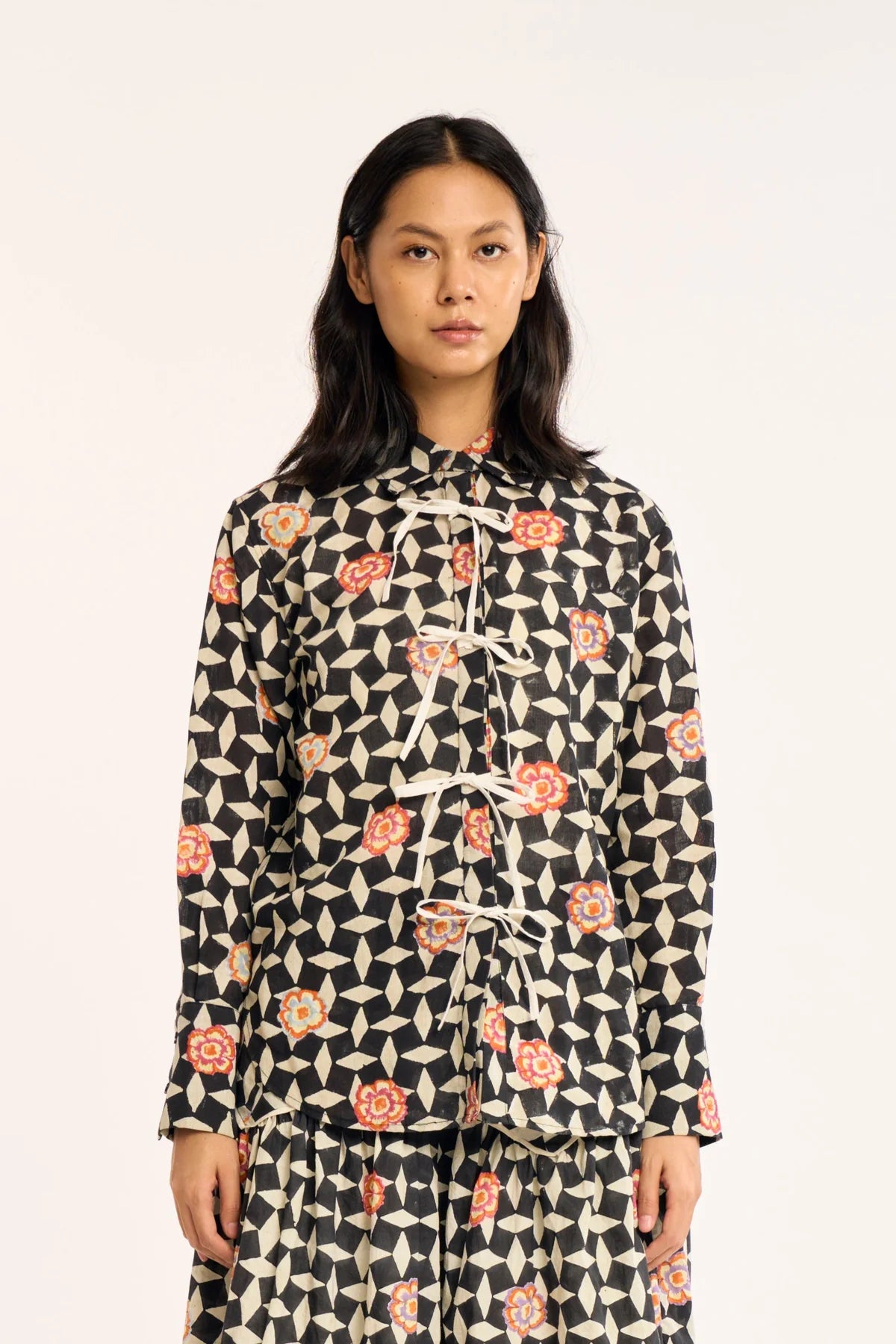 Rujuta Sheth - Alma Shirt In Atlas Floral