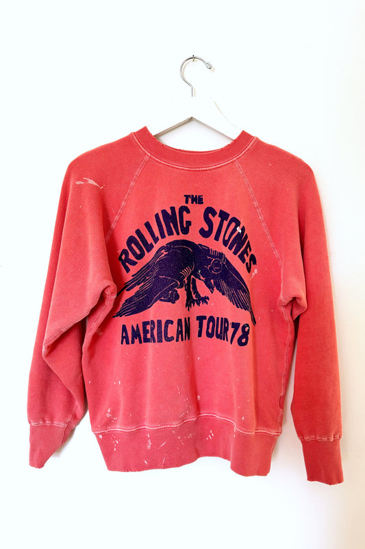 MadeWorn Rolling Stones American Tour Shrunken Sweatshirt