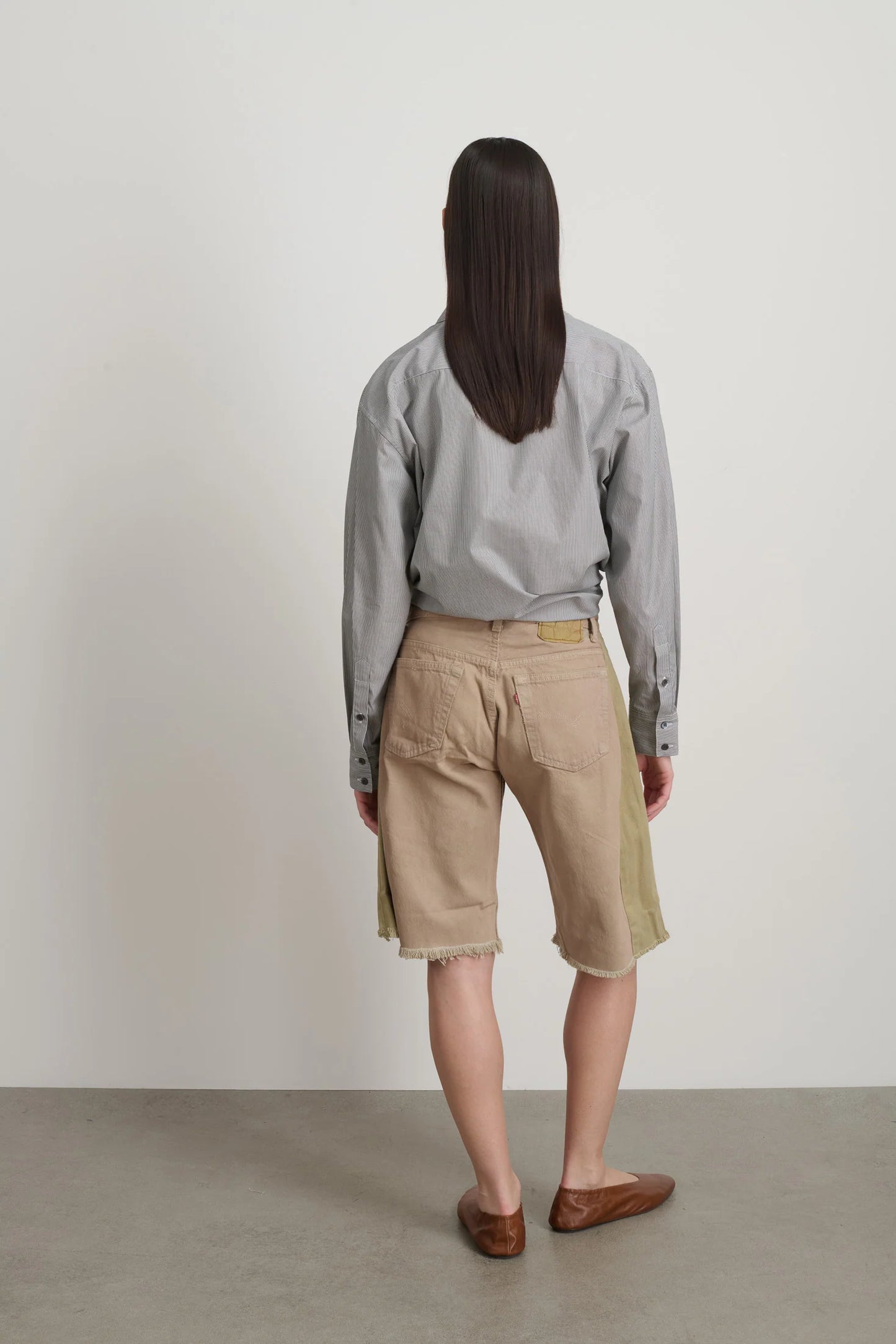 B SIDES - Vintage Lasso Short Vintage in Khaki