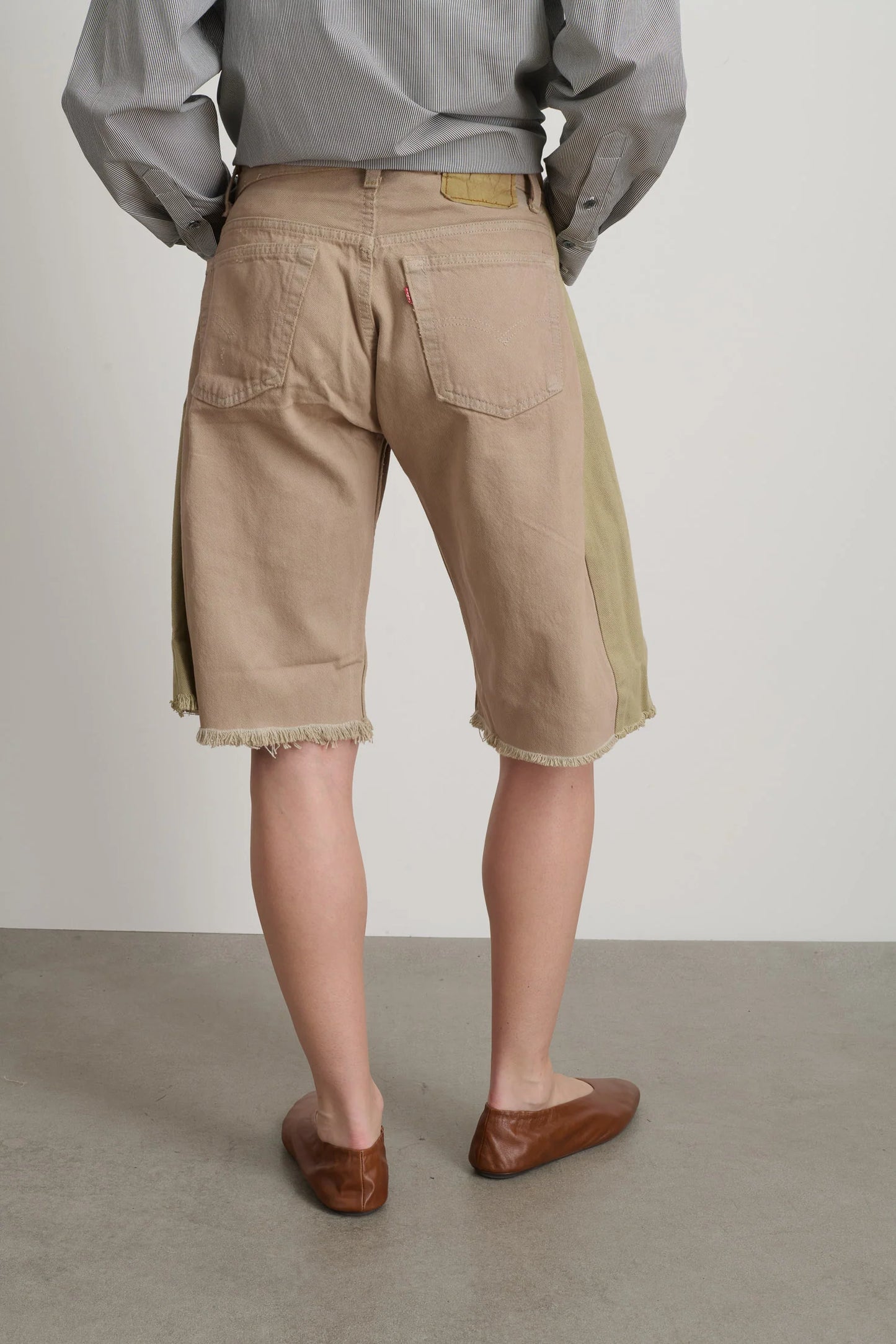 B SIDES - Vintage Lasso Short Vintage in Khaki