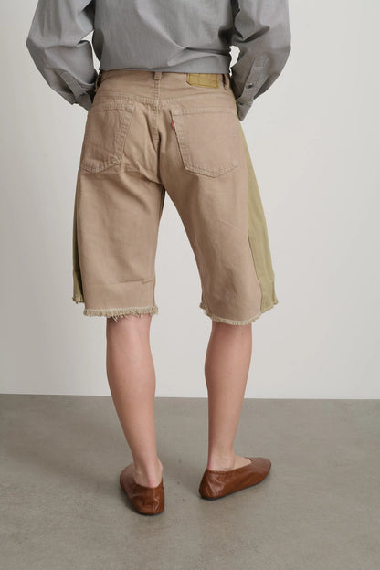 B SIDES - Vintage Lasso Short Vintage in Khaki