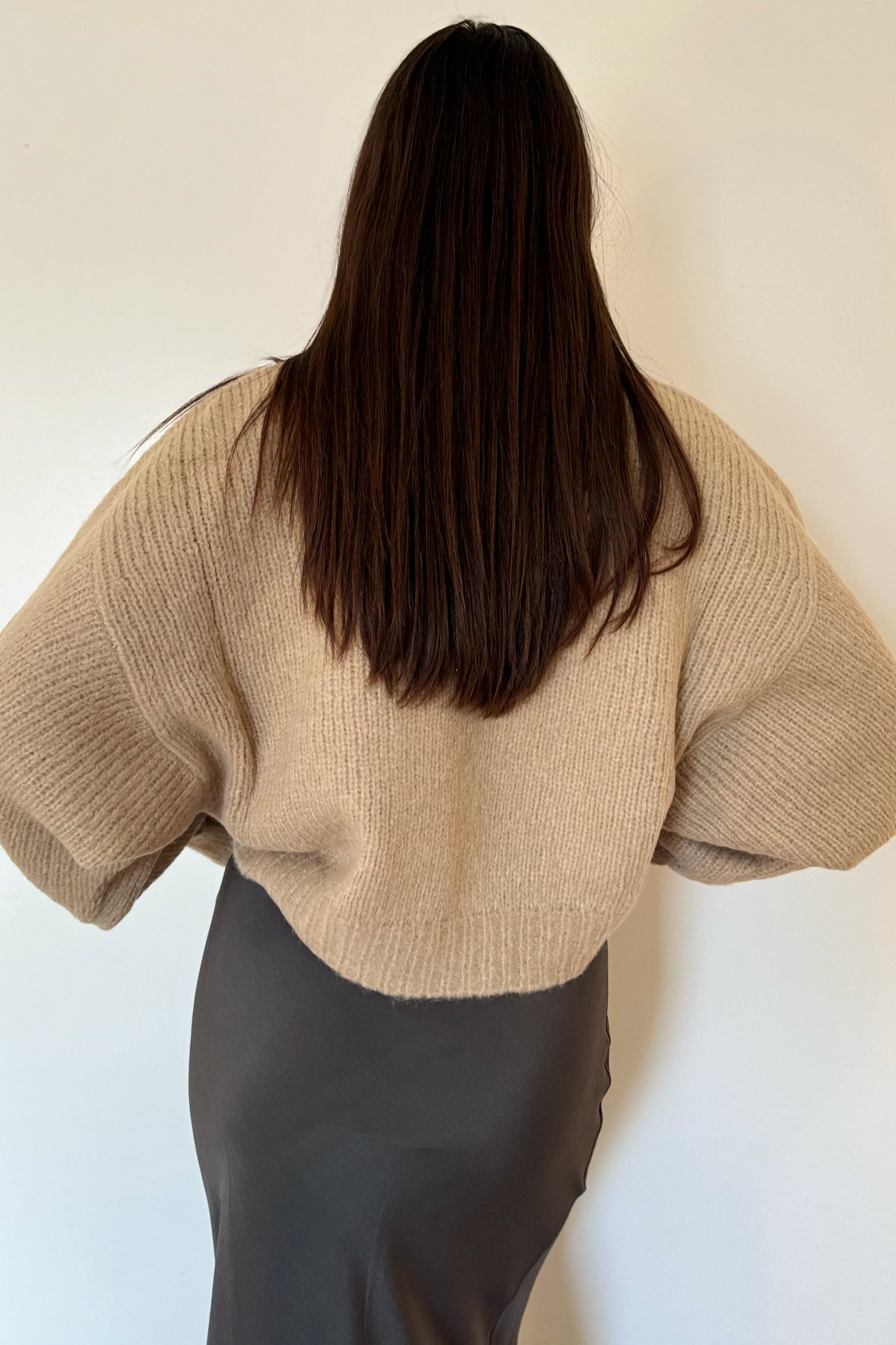 Atelier Delphine Balloon Sleeve Sweater - Sand