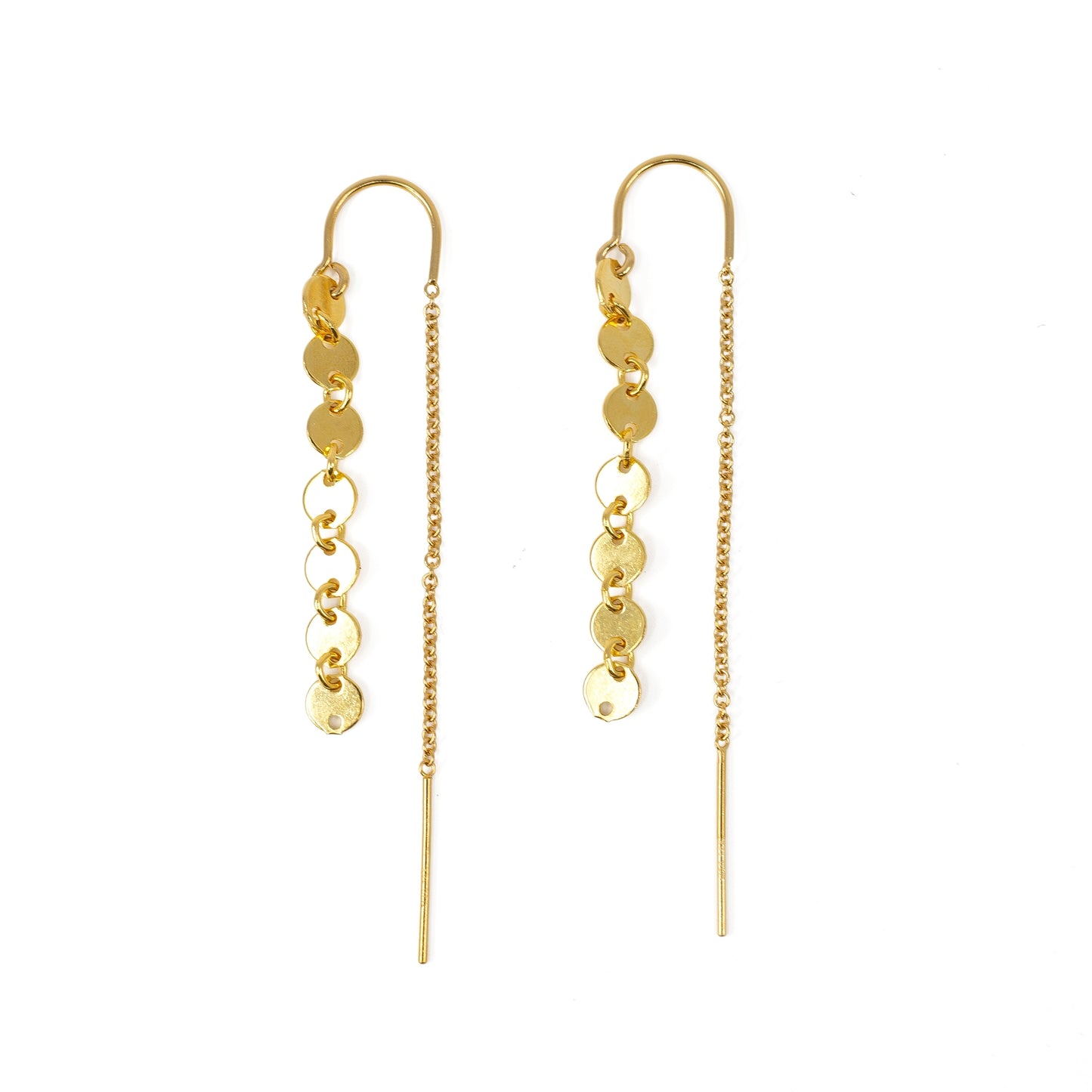 Scales Threader Earrings