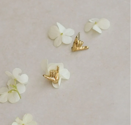 Satomi Studio Shaka Stud Earrings