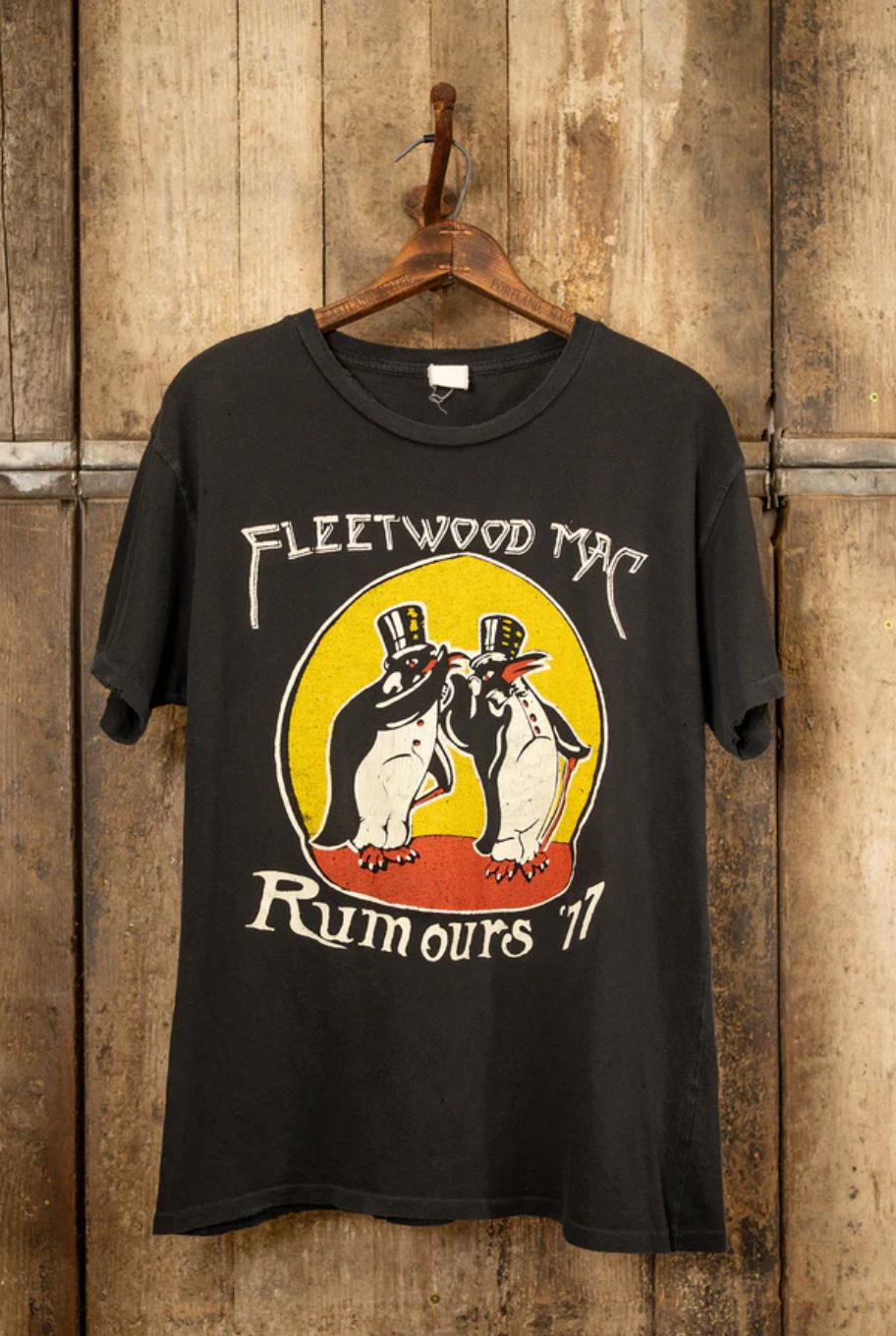 MadeWorn Fleetwood Mac Rumours Crew Tee - Coal Pigment