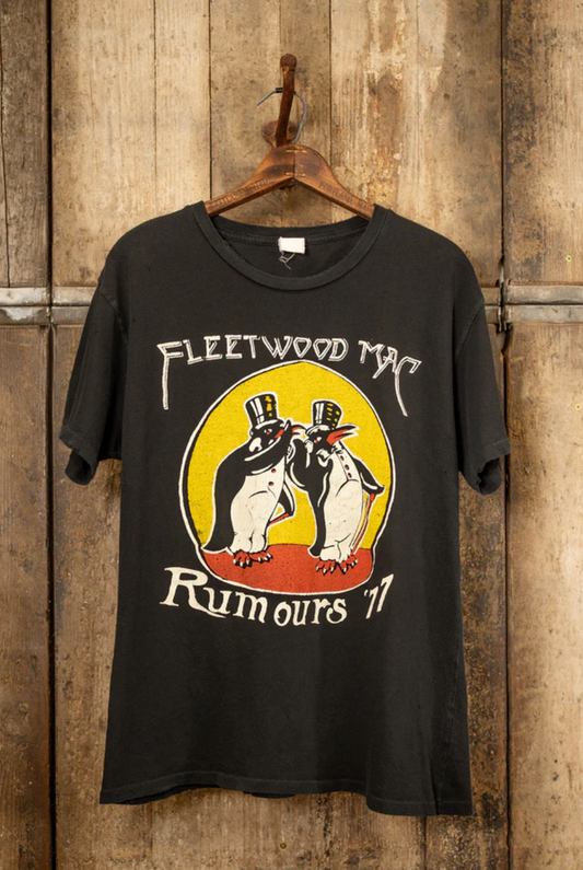 MadeWorn Fleetwood Mac Rumours Crew Tee - Coal Pigment