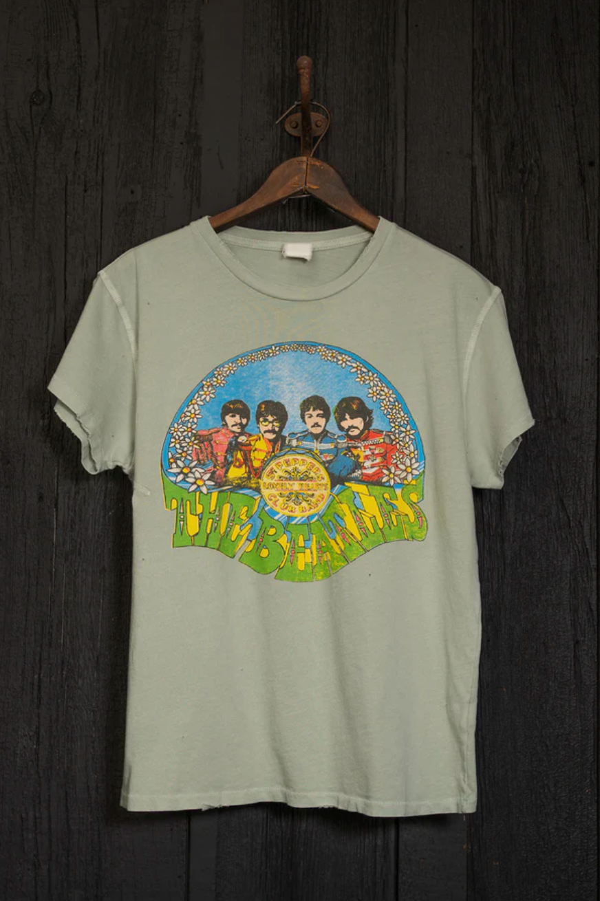 MadeWorn The Beatles Crew Tee - Beach