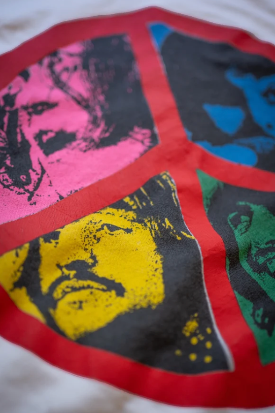 Madeworn - The Beatles Peace T-Shirt in Vintage White