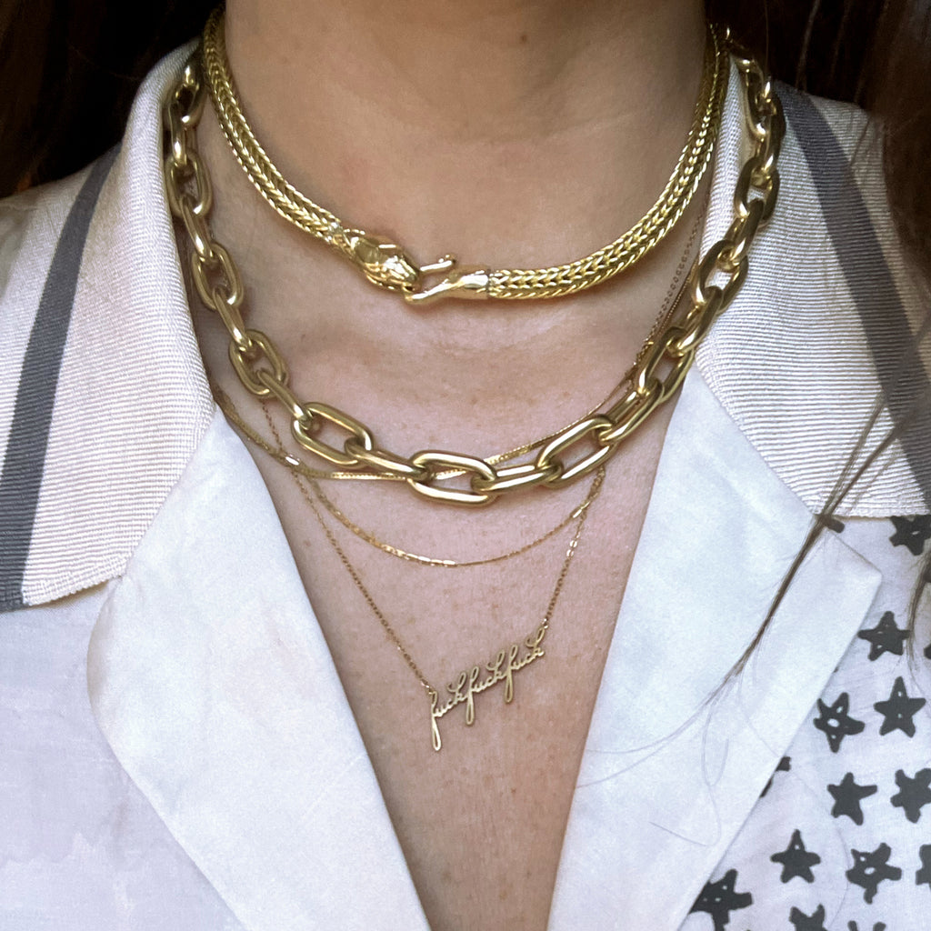 Satomi Serpent Choker Necklace