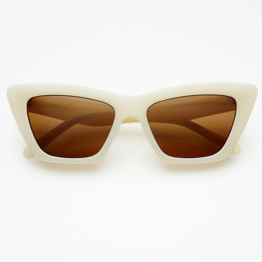 Freyrs Siena Sunglasses - Milky White