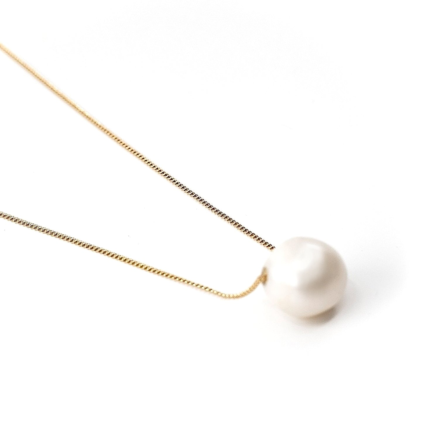 Sliding Pearl Necklace