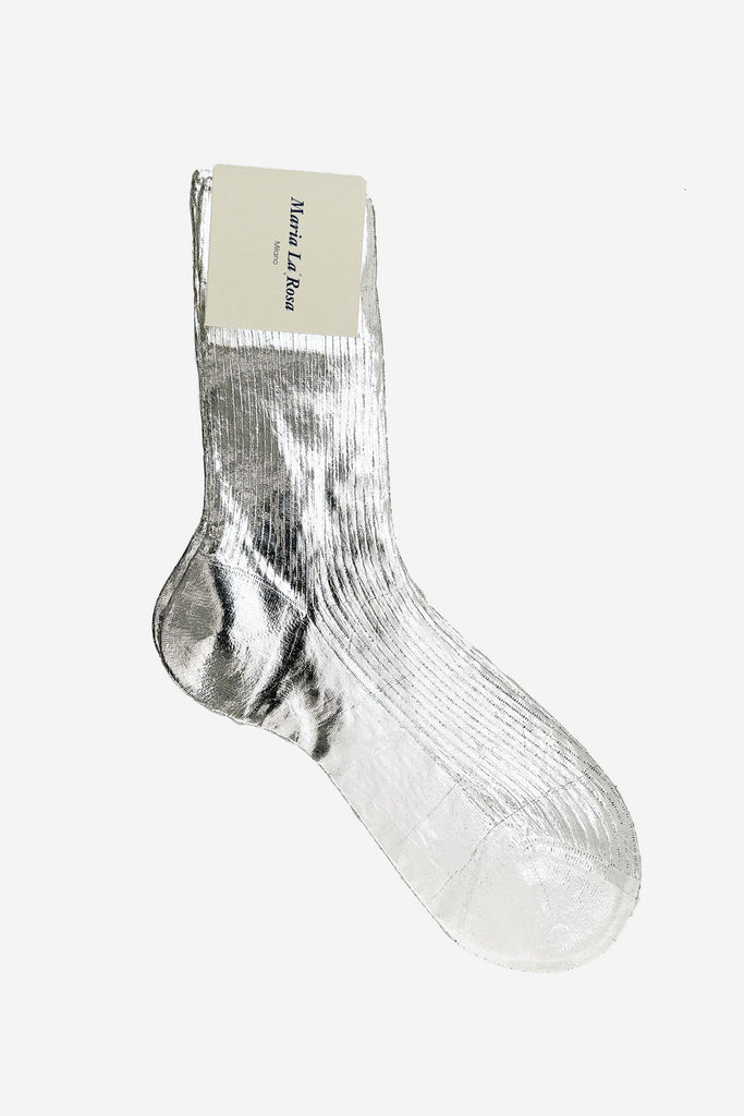 Maria La Rosa Metallic Socks