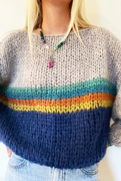 Maiami Big Sweater Stripes Galore- Soft Fall