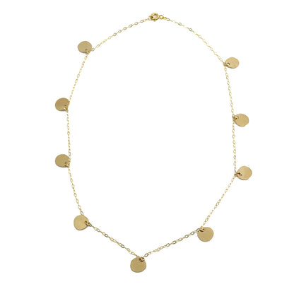 Tiny Disc Necklace